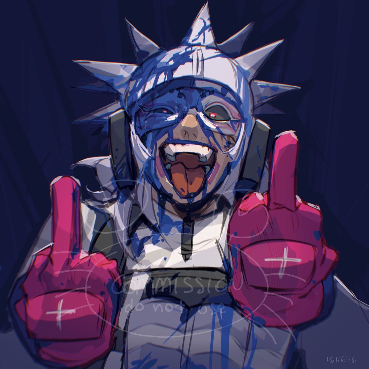 116116116EL's tweet image. Vandal being MEAN
pfp for @/omega.clovees  AGAIN 
LOVE WORKING ON YOUR IDEAS 
#marathon