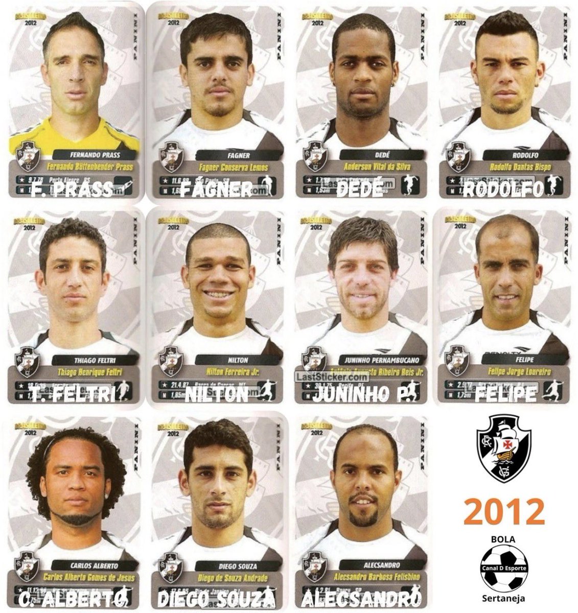 crvghistorico's tweet photo. O Vasco da Gama de 2012. https://t.co/TAj4kNEbLo