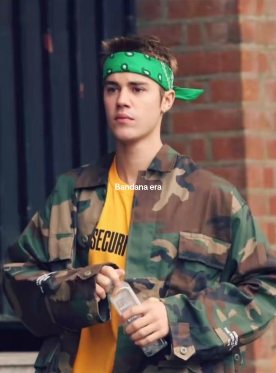 who remembers Justin with the bandana🫠