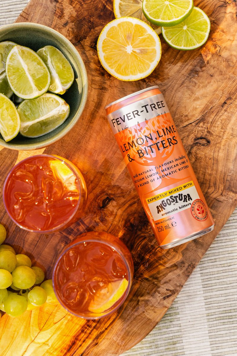 Angosturatt's tweet photo. We have collaborated with globally recognised mixer brand, Fever-Tree to launch a premium Lemon, Lime & Bitters adult beverage for the Australian market. This non-alcoholic mixed beverage is made using Angostura’s world-renowned ANGOSTURA® aromatic bitters.

Fever-Tree’s Lemon Lime & Bitters is only available in the Australian market. This product is currently not available in Trinidad and Tobago.

#Angostura
#FeverTree
#LLB
