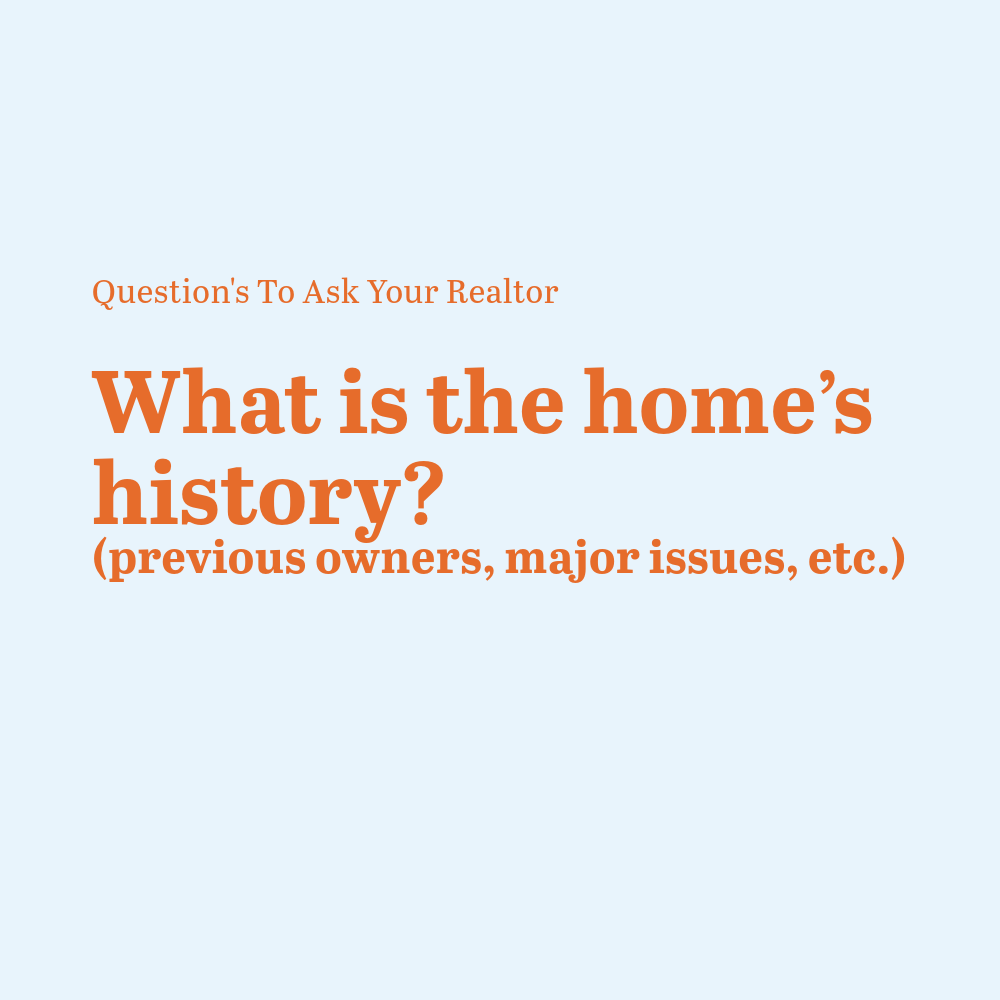 TasteenA's tweet image. From past repairs to ownership changes, a home’s history offers valuable insights. Don’t be afraid to ask your agent for the full scoop! Would a home’s history impact your decision to buy? Why or why not? #RealEstateTips