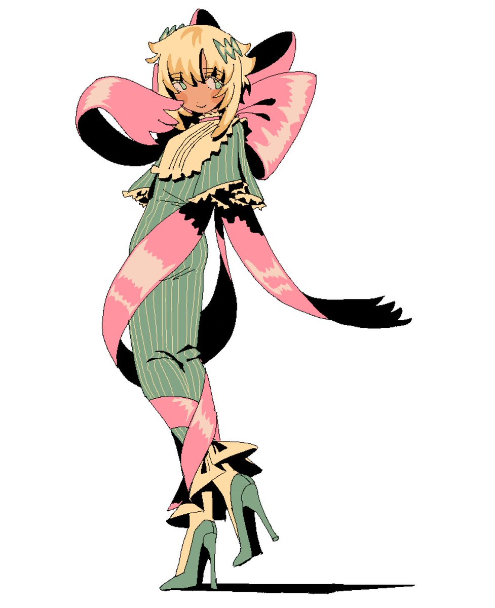 思案　でかリボン触腕お姉さん