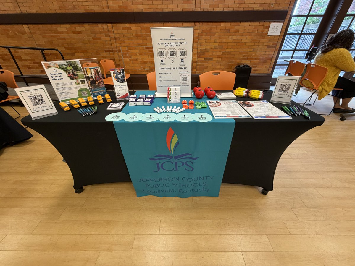 JCPSRecruits's tweet photo. CAREER FAIR | Come see us at the Stoddard Johnston Scholar House located at 2301 Bradley Avenue. We are here until 1:30 p.m. today!
#GrowWithJCPS https://t.co/gRL9Kb5poh