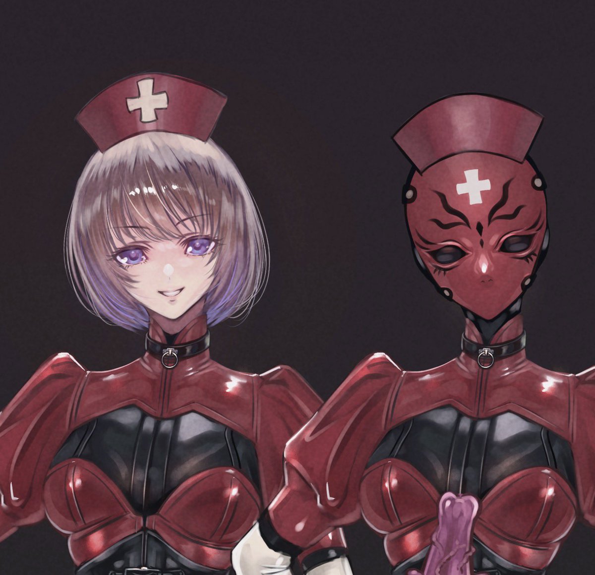 綺麗な顔や可愛い顔がこんなに無機質なマスクに覆われてるの良いよね🤤
うちの子は受けも責めもどっちも頭部、顔面ギチギチに覆います! 