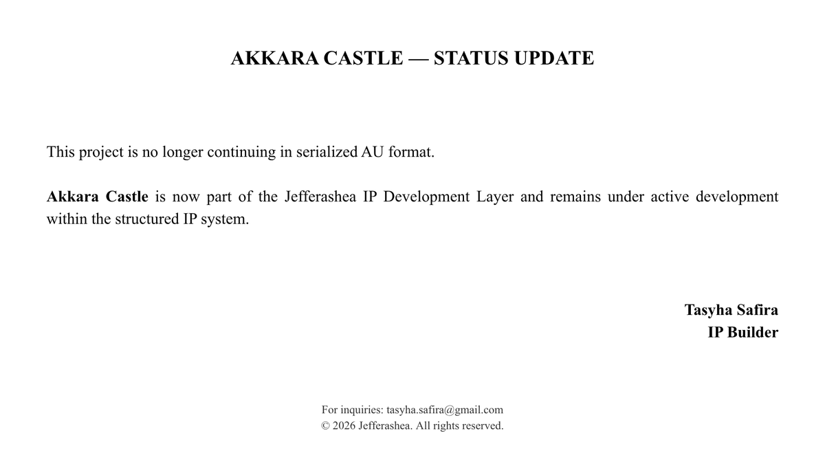JEFFERASHEA's tweet photo. Official Status Update — Akkara Castle. https://t.co/mY6QzMTzSV