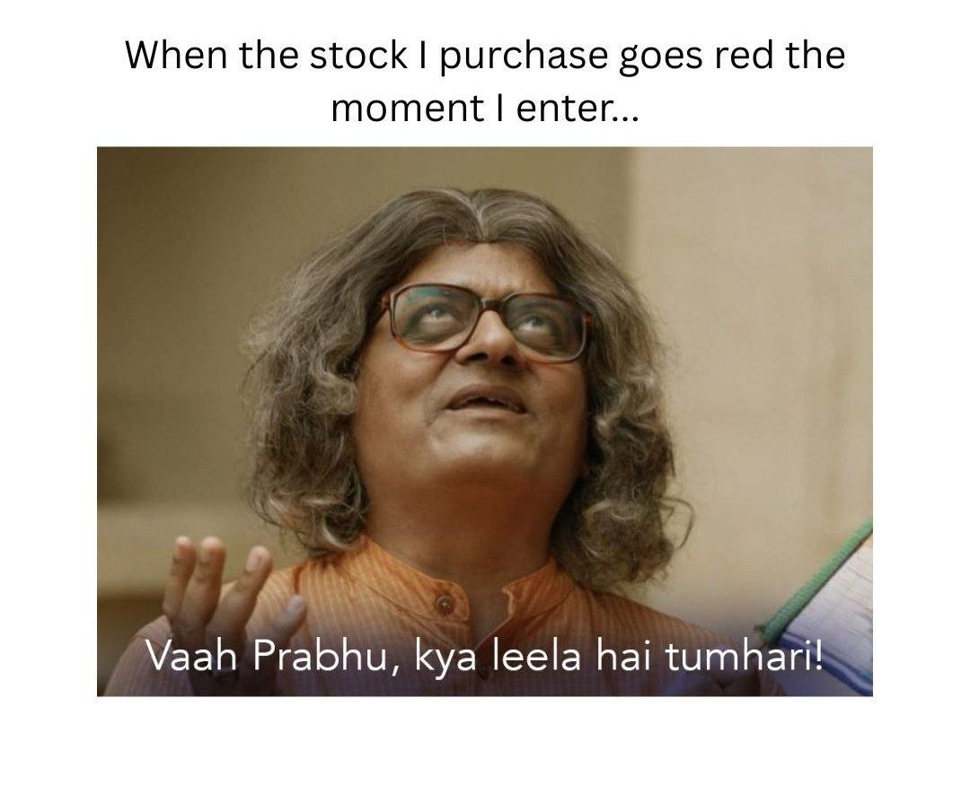 AlphaMovesIndia's tweet photo. Late entry वाले 🤣

#markets #money #mindset https://t.co/Y1qs0InBMj
