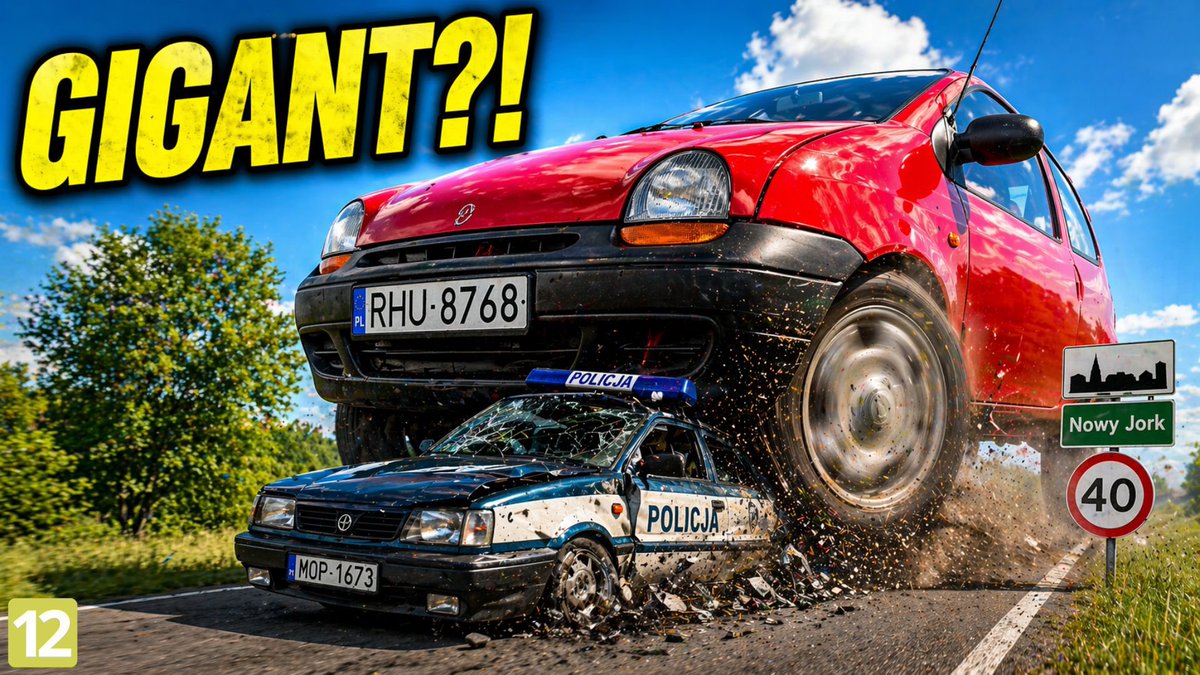 gracznetpl's tweet photo. AUTO ROŚNIE… POLICJA LATA?! 😳🚓

Nagrywaliśmy zwykły pościg… ale coś poszło bardzo nie tak 😂
 📏 raz jesteś gigantem, raz zabawką 🚓 policja próbuje to ogarnąć… bez skutku

Efekt? TOTALNY CHAOS na polskich drogach 🇵🇱💥
 https://t.co/zxpbqLh3gx https://t.co/tJzkQdIWfW