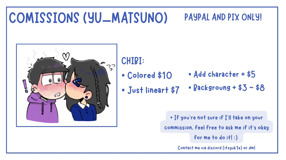 yumatsu ☆ (comms open) tweet media