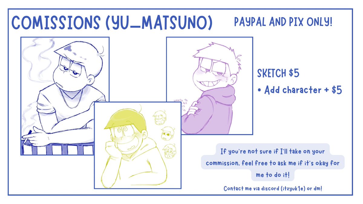 yumatsu ☆ (comms open) tweet media