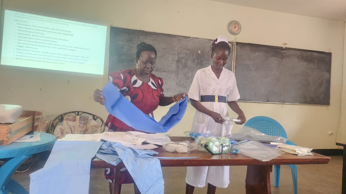 matany_hospital's tweet photo. Two days well spent! Our support staff at Matany Hospital has successfully completed an Infection Control &amp; Prevention training building the skills that protect every patient, every day. Proud of this dedicated team! 💪🏥
#InfectionControl #PatientSafety #MatanyHospital https://t.co/8RwyZsS50H