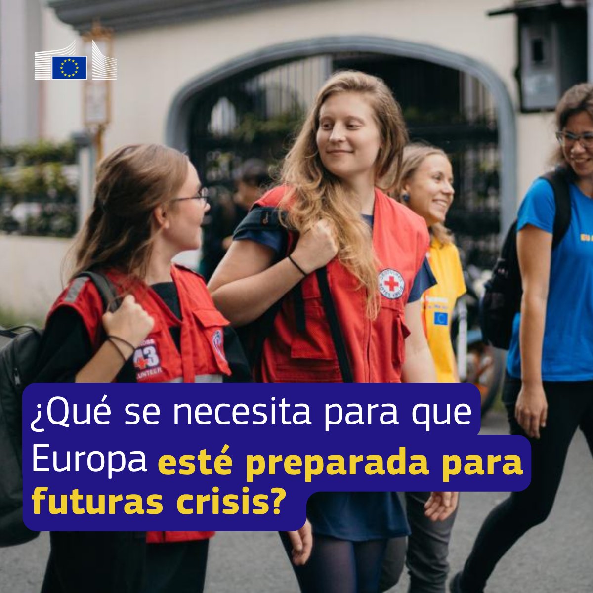 ComisionEuropea's tweet photo. Con los desastres naturales, las amenazas cibernéticas y la incertidumbre geopolítica que nos rodean, una pregunta no deja de surgir: ¿qué hace falta para estar preparados? 🌍

Únete online al Panel de Ciudadanos Europeos sobre Preparación.

🔗Participa: https://t.co/3F1OCOfD7d https://t.co/vLLq1xQwpQ