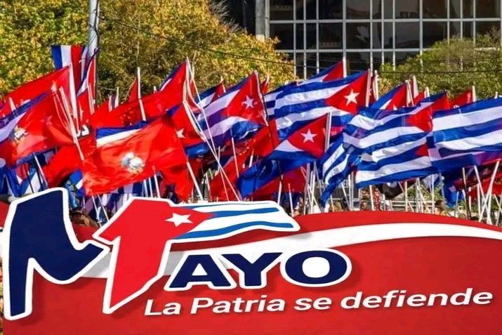 Todos al 1ro de Mayo porque...
#LaPatriaSeDefiende #CubaNoEstáSola #CubaVencerá