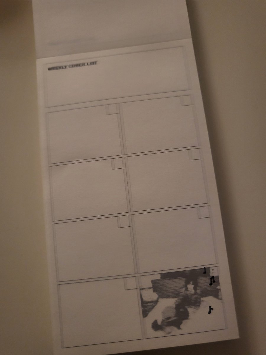 I was asked to write a note to hand over while meeting the president and guess the only thing I had in my bag.

 So tae tae you merch arrived to our president office today 🥰😅