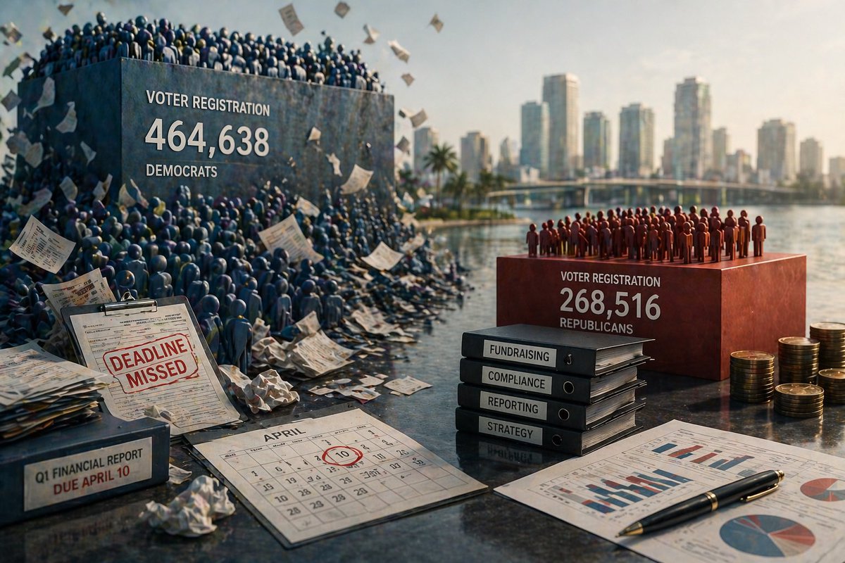 libovernoise's tweet image. Broward Democrats missed a filing deadline.

The issue isn’t the delay — it’s what signals:

A gap between voter advantage and execution.

In modern politics, organization matters more than number

#FloridaPolitics #Broward #CampaignFinance #Elections2026

open.substack.com/pub/libertyove…