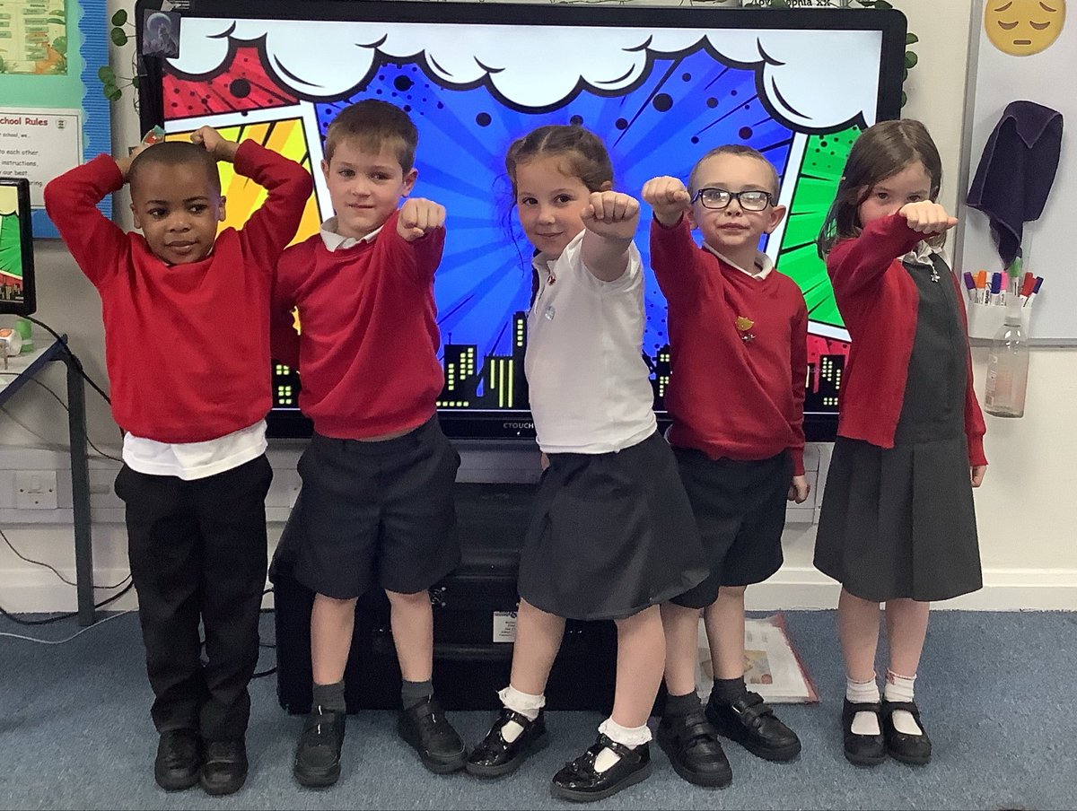 Year one have worked hard this afternoon to create our own super hero theme tunes. We even used our voices to add changes in pitch and tempo. ⭐️🦸🏻‍♂️🦸🏽‍♀️🎶