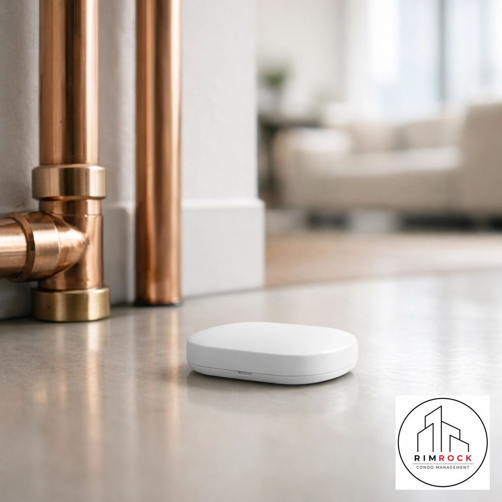 rimrockproperty's tweet image. One tiny drip can cost thousands in deductibles. Catch it early with smart leak detection. It’s the easiest way for condo boards to protect the building and keep insurance premiums in check. Simple, smart, and safe.

#CondoManagement #SmartTech #Insurance #YEG