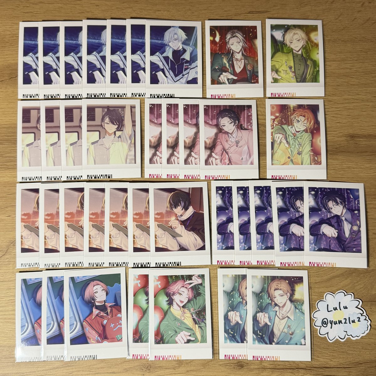 yun2lu2's tweet photo. 【交換/譲渡】エイトリ 18TRIP ぱしゃこれ 

【求】凪･琉衣･糖衣or定価(＋送料)

【譲】
☆添･雪風･礼光･👑あく太･👑季肋･宗氏･☆七基･☆潮･👑千弥･👑幾成･👑來人･👑太緒･夜鷹･👑子タろ

👑=箔押し(画像4枚目)
☆は纏めてのお取引最優先
✧前弾⇄今弾◎ https://t.co/cwEuqFvafL