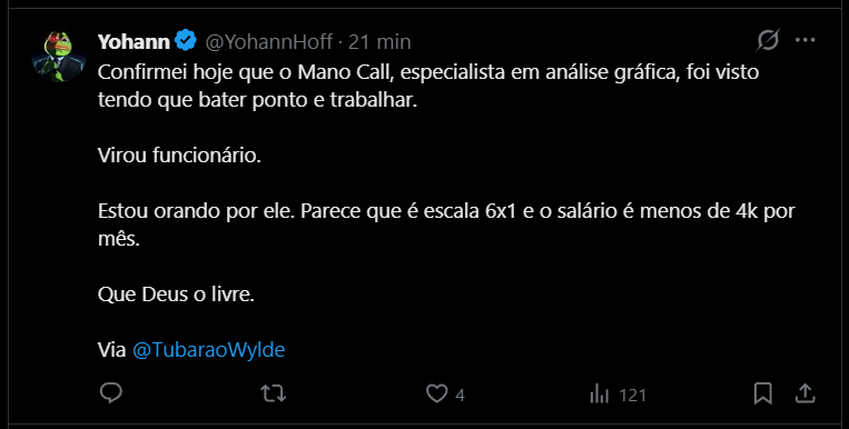 Choquei BTC tweet media