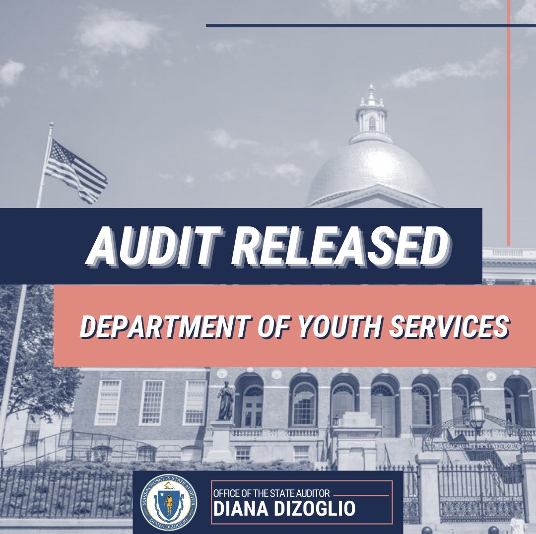 massauditor's tweet image. Our recent audit of the Department of Youth Services can be found online at mass.gov/audit/audit-of… #mapoli