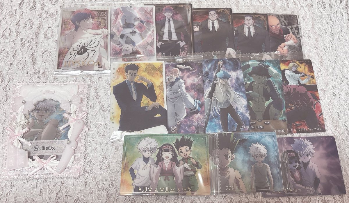 _llloOx's tweet photo. 𓊆交換𓊇

HUNTER×HUNTER ハンターハンター 
イタジャガ グラッテ ポストカードコレクション シールシートコレクション ミニブロマイド 他

譲┊画像参照 
求┊同異種 キルア > クラピカ ビスケ

郵送でのご交換です⟡
ご気軽にお声がけください🎀 https://t.co/gB6hATNOjq