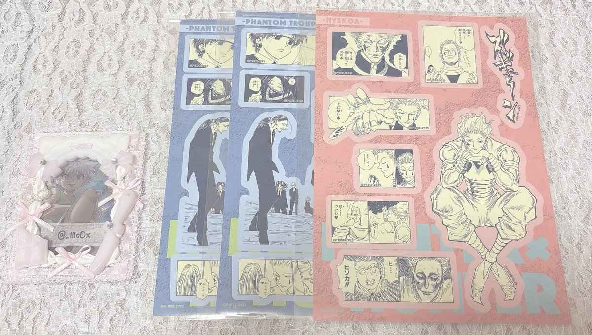 _llloOx's tweet photo. 𓊆交換𓊇

HUNTER×HUNTER ハンターハンター 
イタジャガ グラッテ ポストカードコレクション シールシートコレクション ミニブロマイド 他

譲┊画像参照 
求┊同異種 キルア > クラピカ ビスケ

郵送でのご交換です⟡
ご気軽にお声がけください🎀 https://t.co/gB6hATNOjq