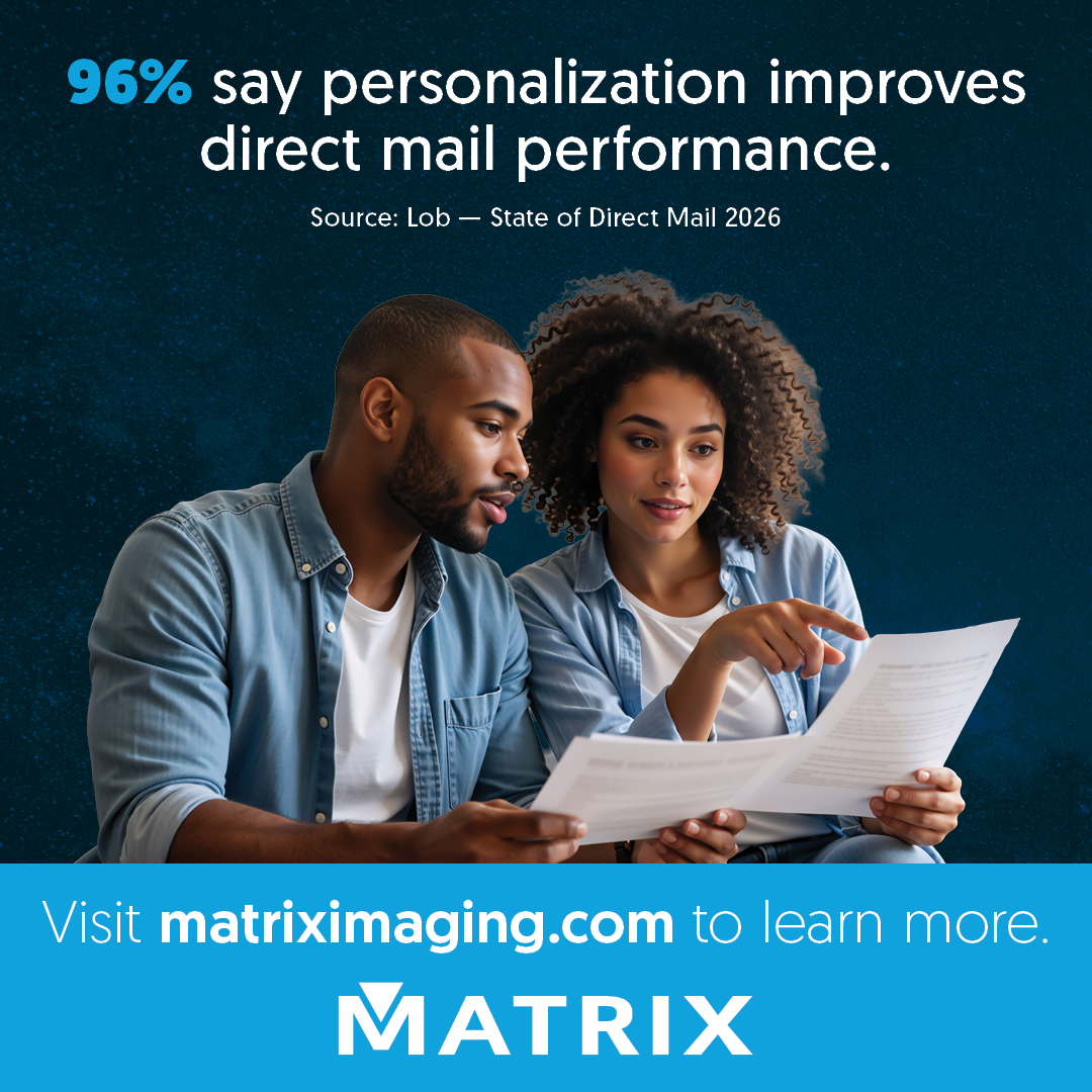 Matrix_1maging's tweet image. Generic mail doesn’t cut it anymore.
96% say personalization boosts performance.
Make every touchpoint count.
📩 Learn how to do it right.
#CX #DirectMail #Personalization #Engagement #MatrixInsights