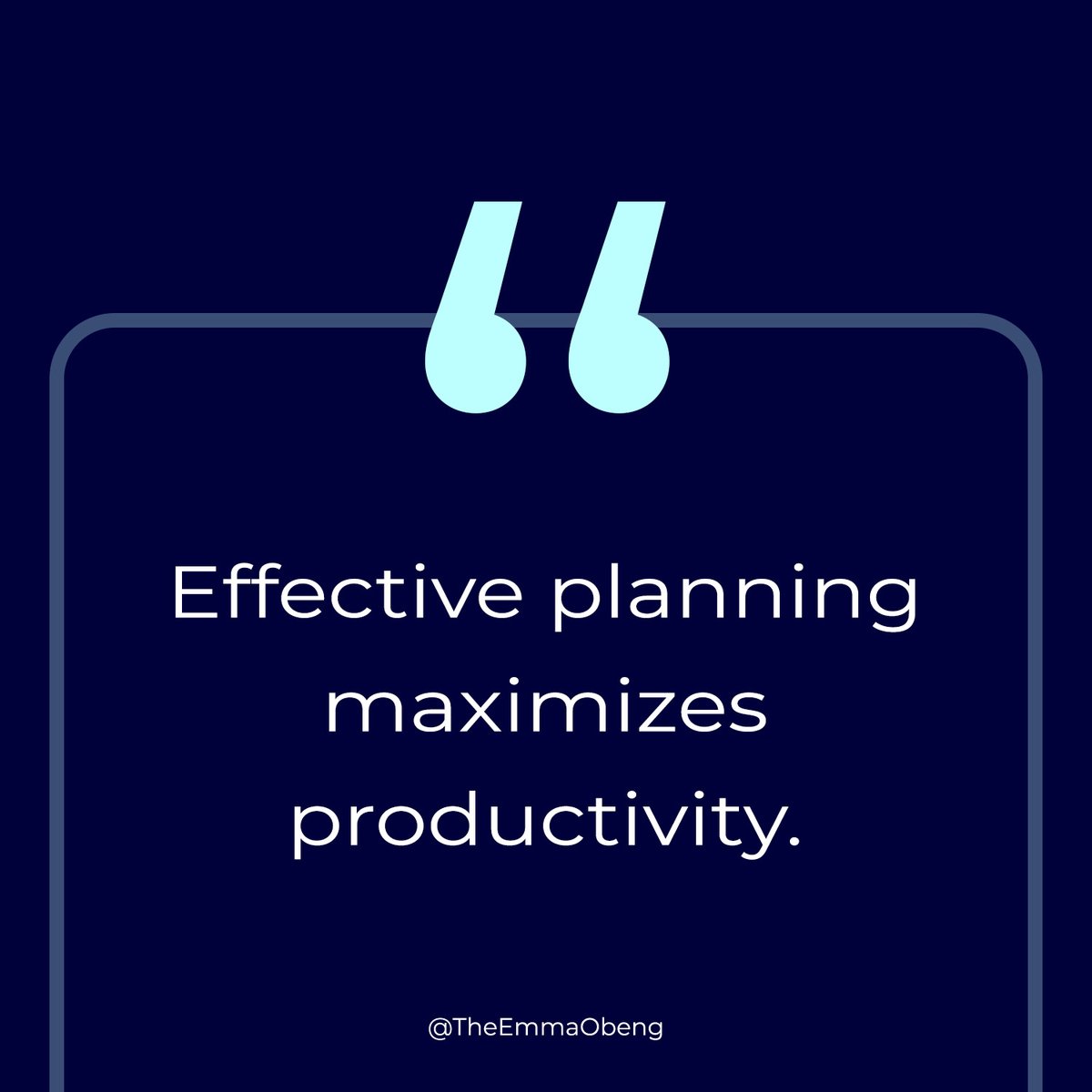 TheEmmaObeng's tweet photo. #effectiveplanning #productivity #TheEmmaObeng https://t.co/vWzJNbYYNq