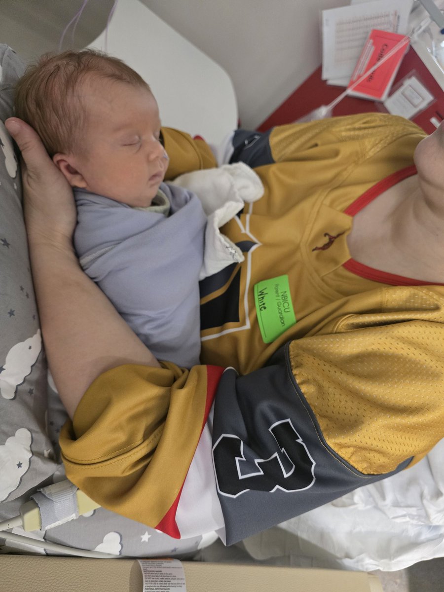 Today is the day! Our first VGK game! Thank you <a href="/RMHGlobal/">Ronald McDonald House</a> for the tickets! We are stoked to be in the building! We will be up in limited view, but hopefully can go down to the gkass or something during warmups!