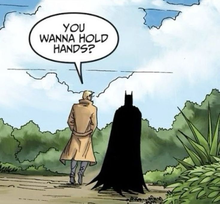 "quer dar as mãos?" eu não me aguento com o constantine