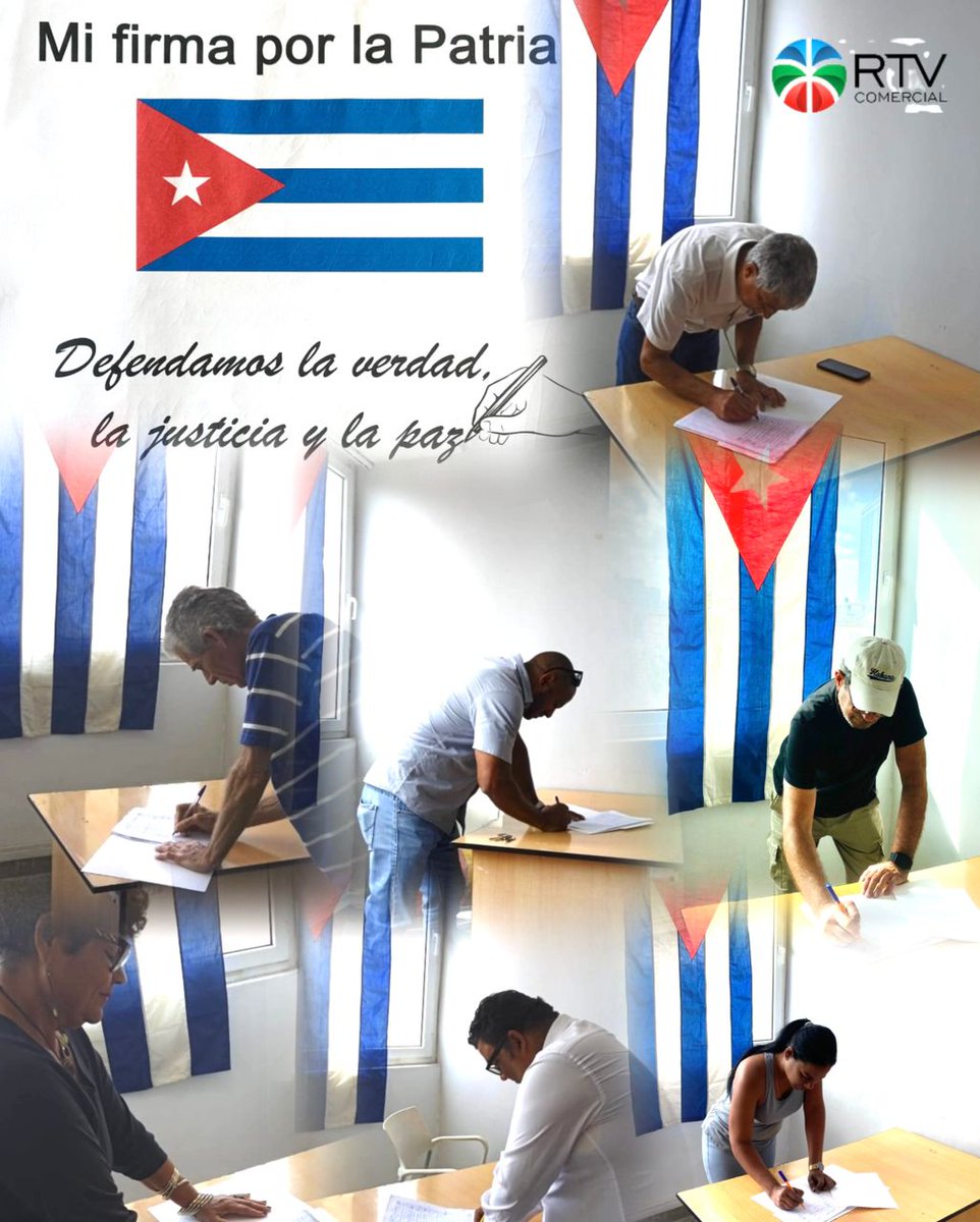 Colectivo de RTV Comercial, otra de nuestras empresas, participan del movimiento popular "Mi Firma Por La Patria". 

Ellos también estarán en diversas actividades por el #1Mayo. Muchos motivos los unen y enaltecen. 

#SomosICS
#MiFirmaPorLaPatria 
#LaPatriaSeDefiende