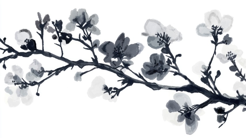 pjgordon_art's tweet image. This monochrome watercolor captures the quiet poetry of nature; a delicate spray of floral blossoms poised gently upon a slender branch. 
#wallart #monochromewatercolor #abstractart #watercolor #digitalart #digitaldownload #artcollectors #interiordesign #phillipjgordon