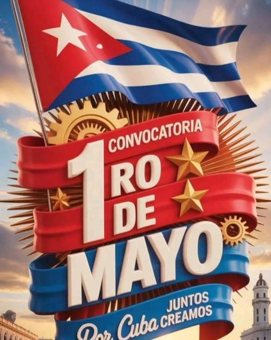 Desde Cuba, donde la dignidad obrera es bandera de  revolución, celebramos este 1.° de mayo con el compromiso de defender la  justicia social y la soberanía de nuestro pueblo.
#PorCubaJuntosCreamos
#CubaViveEnSuHistoria
#100AñosConFidel 
<a href="/GrupoAlimentos/">Grupo de Alimentos</a>