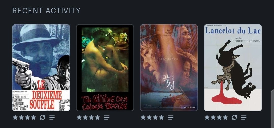 #LastFourWatched
#LetterboxdFriday

K. and I hit four bangers in a row.