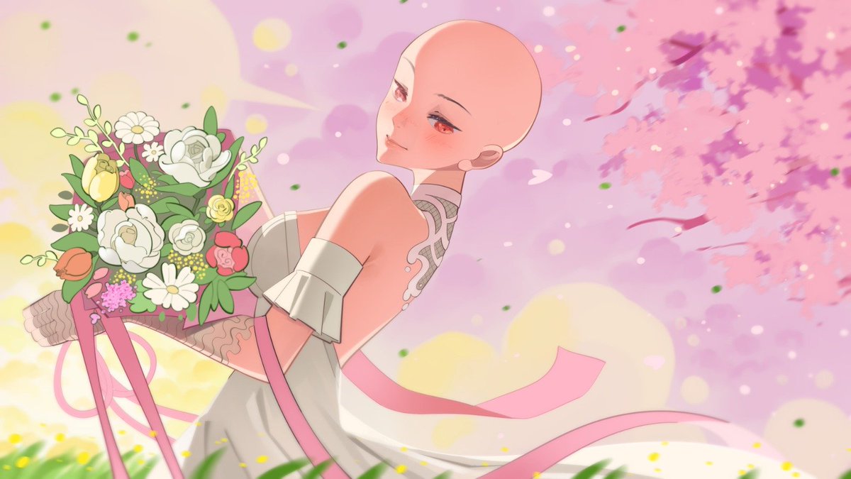 yuzukarenn's tweet image. celebrating 1k followers ♡
i’ll be choosing one to draw in this soft wedding spring scene

show me your characters and tell me a little about them ♡
#vtuber #giveaway