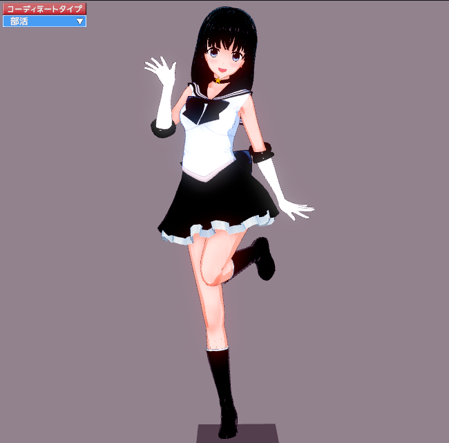 magicalruria's tweet photo. 触手服(セーラースーツver)出来ました。
オブジェクト数が50もあり、肘を曲げると画像通り腕周りが破綻するのでそこだけ注意が���要ですね。 https://t.co/h0O0HiXnQX
