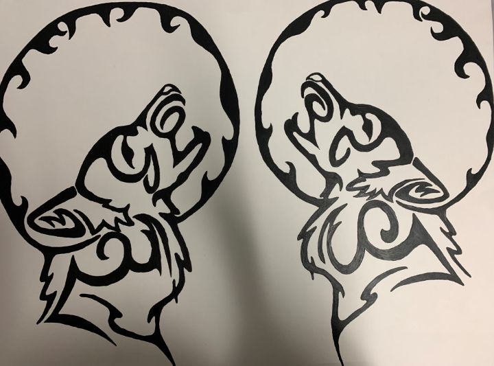 wiggytek's tweet photo. Art of the Day! "2 Wolves". Buy at: https://t.co/gUfRDHSNSi https://t.co/VRDyrYDptT