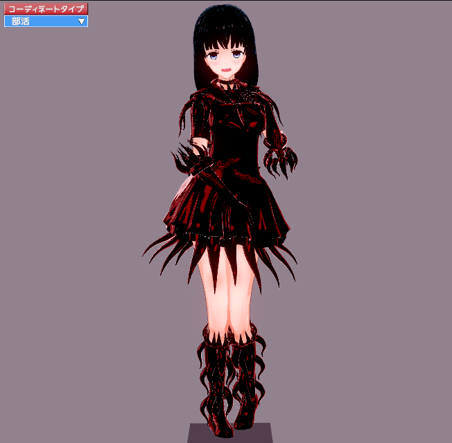magicalruria's tweet photo. 触手服(セーラースーツver)出来ました。
オブジェクト数が50もあり、肘を曲げると画像通り腕周りが破綻するのでそこだけ注意が���要ですね。 https://t.co/h0O0HiXnQX