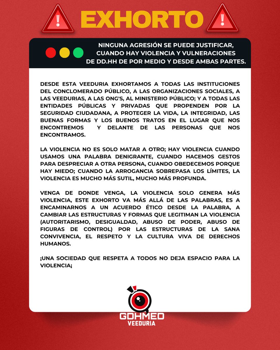 Veeduria GDHMED tweet media