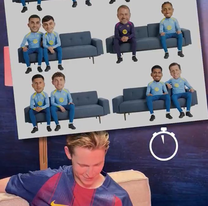 Frenkie de Jong: “Eu não me sentaria ao lado de Ferran e Pedri. Eu seria o terceiro elemento ali, eles estão quase em um relacionamento”.

KKKKKKKKKKKKKKKKKKKKKKKKKKKKKKKK