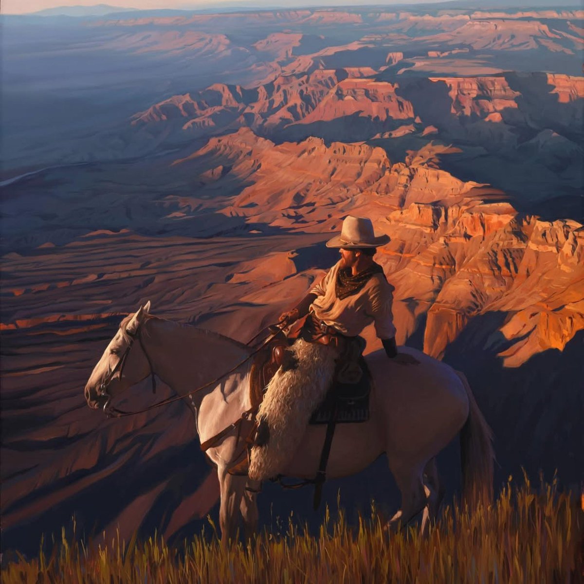 markmaggior's tweet image. Which painting would you like to see as an XXL canvas on June 14th print drop?
The Missing Horse
Symbiosis
Mesmerized
In The Middle Runs A River
Living With The Mountains
Under The Eye Of Yuttahi