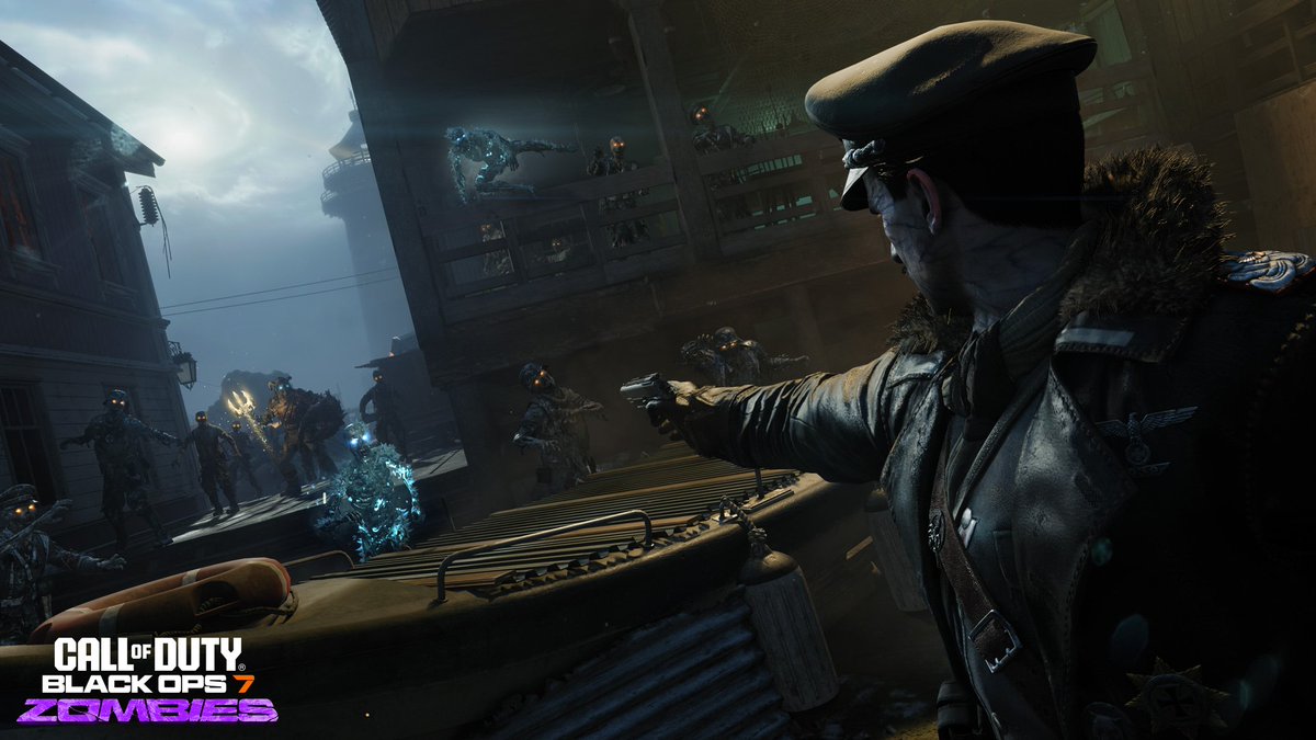 CoDZombHistory's tweet image. 🥶 NEW Enemy Coming to #BlackOps7 #Zombies Totenreich in Season Three Reloaded: FROST ZOMBIES

Players must find warmth by staying indoors or another way during Special Rounds as there will be Frost Zombies on the attack with extreme weather.