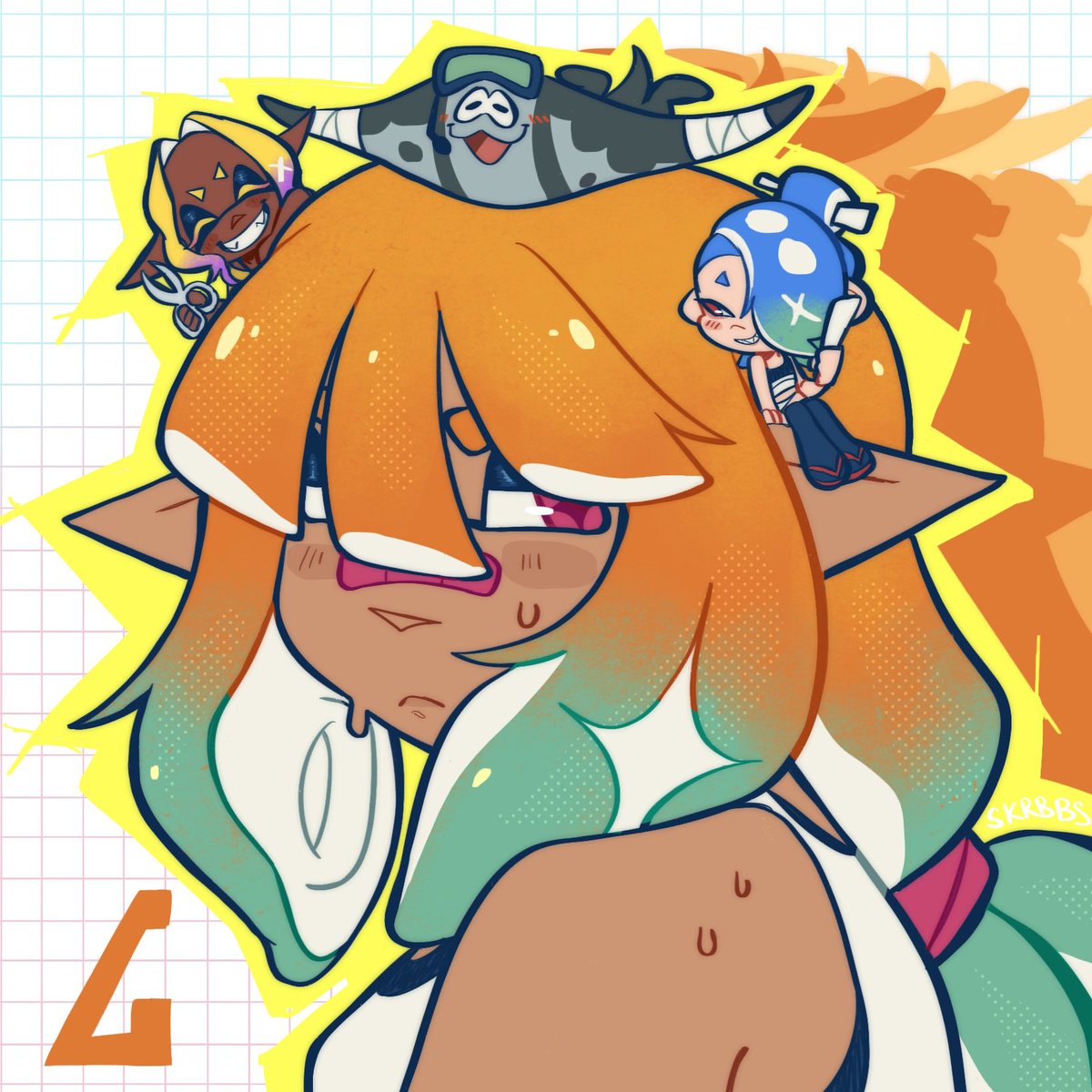 Mechanic agent 4….💭

#splatoonraiders #deepcut #agent4