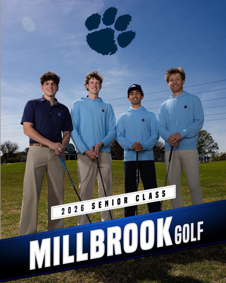 cfortune07's tweet photo. Seniors 💙🐾 @GolfMillbrook @MillbrookSports https://t.co/4fODHLSfdK