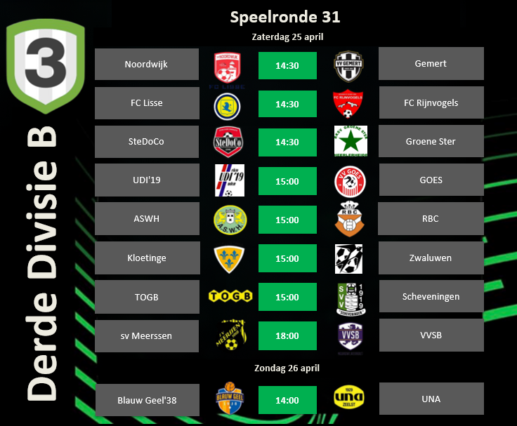 Derde Divisie tweet media