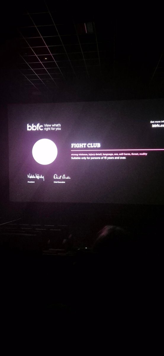 Daniel_Movies1's tweet image. Got to see Fight Club today at @cineworld #cineworld #cinema #fightclub #letterboxd #movies