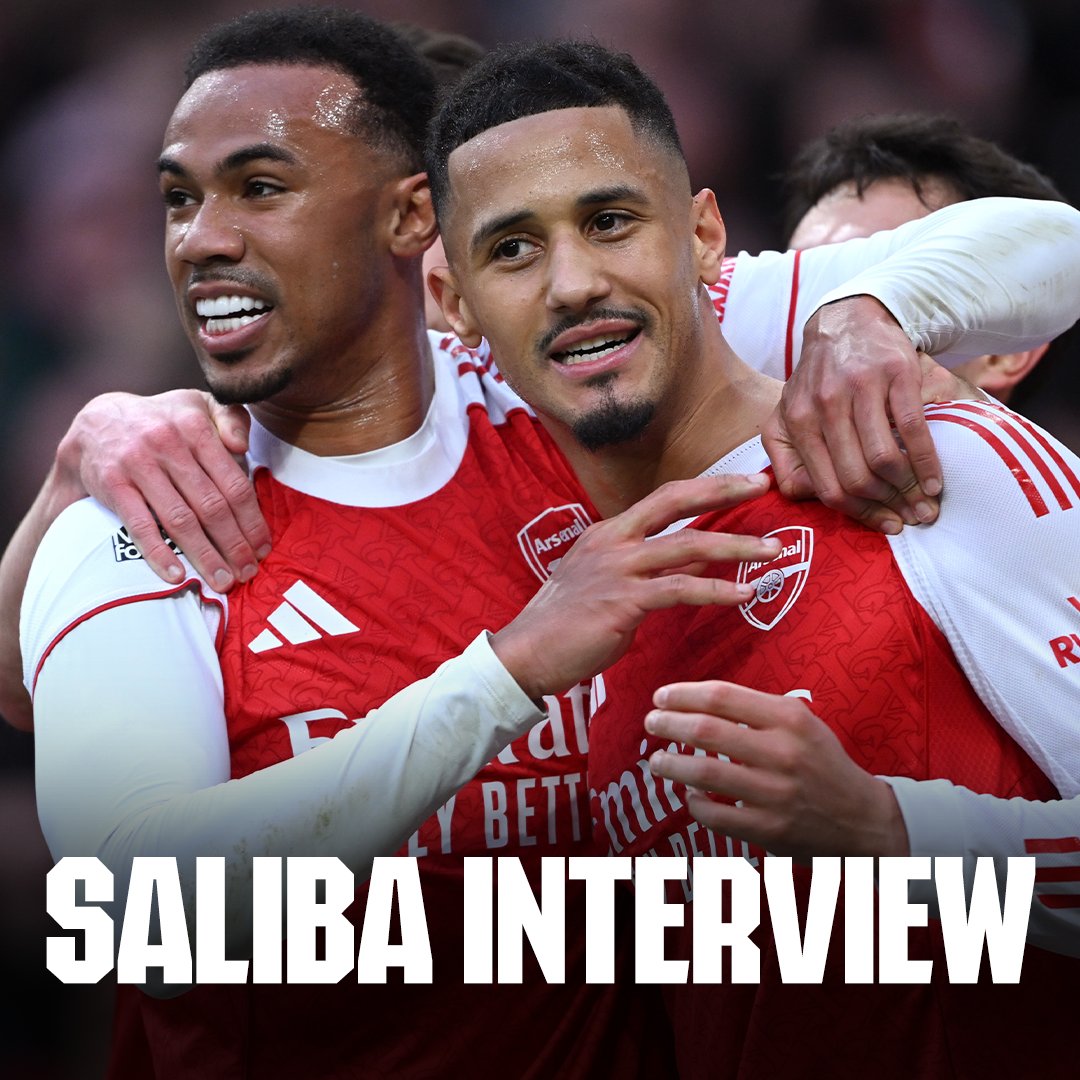 Arsenal's tweet photo. 💬 “When you're close to achieving your dreams, sometimes when you sleep, you think about that. We have the Champions League, Premier League, so of course you cannot think about something else.”

Wilo looks ahead to the run-in 👇