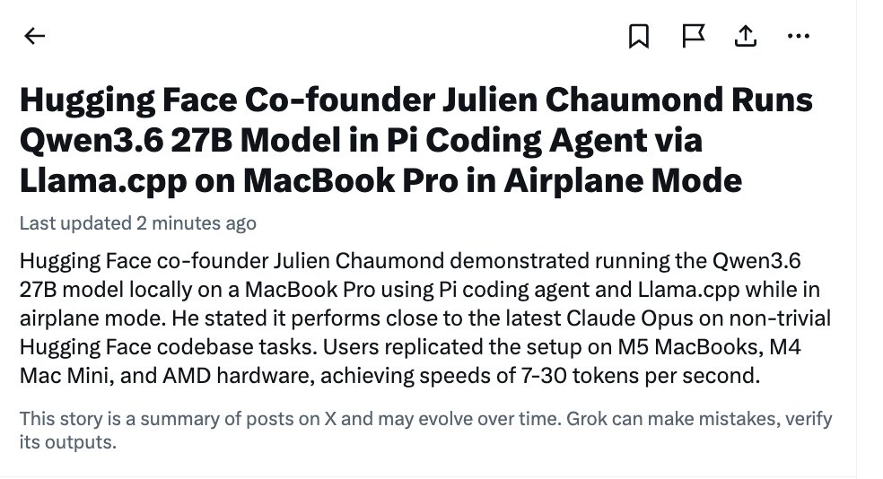 lol these headlines 😅 Btw the meta thing is that he's flying to work with the llamacpp team to unlock the next generation of local AI so he might fly back with an even cooler setup!