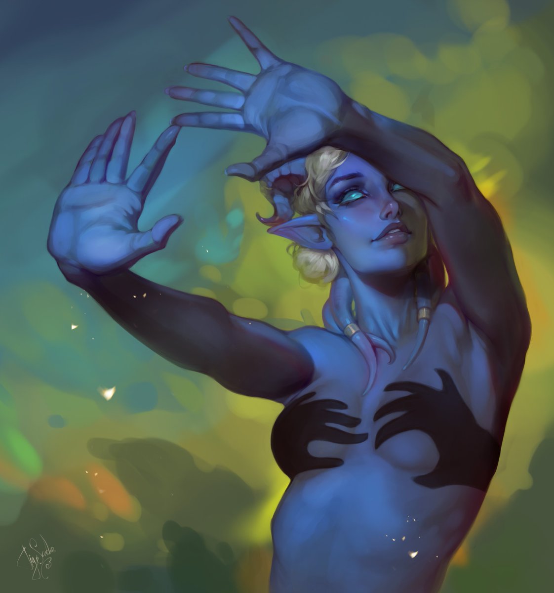 TigrSasha1's tweet image. I finally found a reason to draw a Draenei!🥰
#Warcraft #draenei #worldofwarcraft