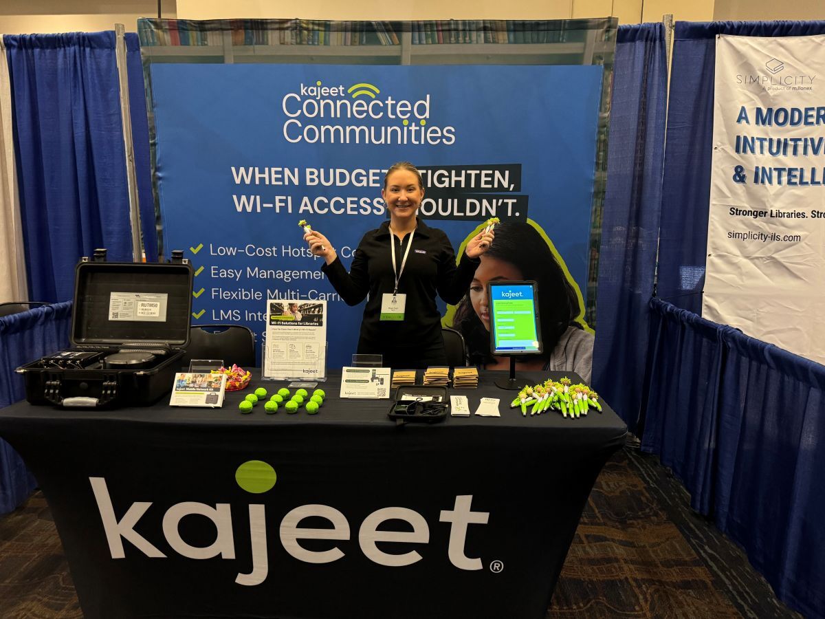 Kajeet's tweet photo. What a fantastic wrap-up to the Tennessee Library Show! 💚📶📚 We’re leaving inspired and grateful for the conversations, connections, and continued commitment to helping libraries thrive. https://t.co/7jZimfxGOh