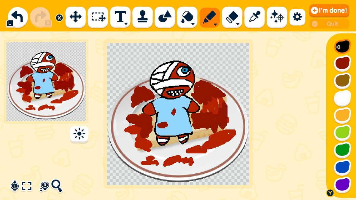 My Miis about to eat good #Mouthwashing #Tomodachilife